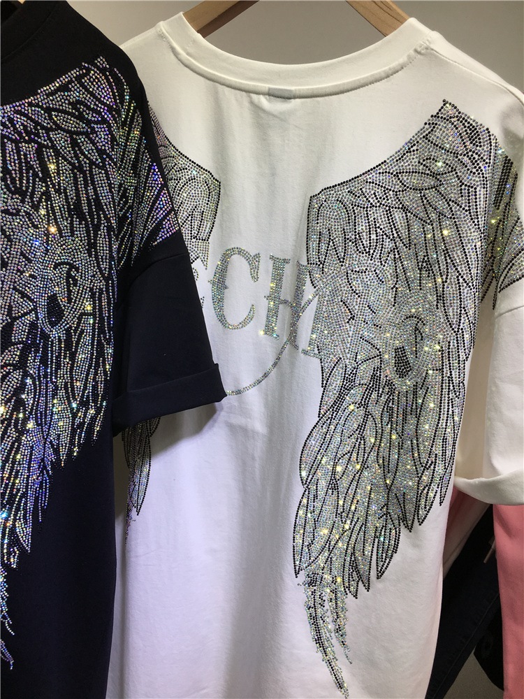 L-4XL Oversize Rhinestone Enge - Women Streetwear Brand recensie en prijs