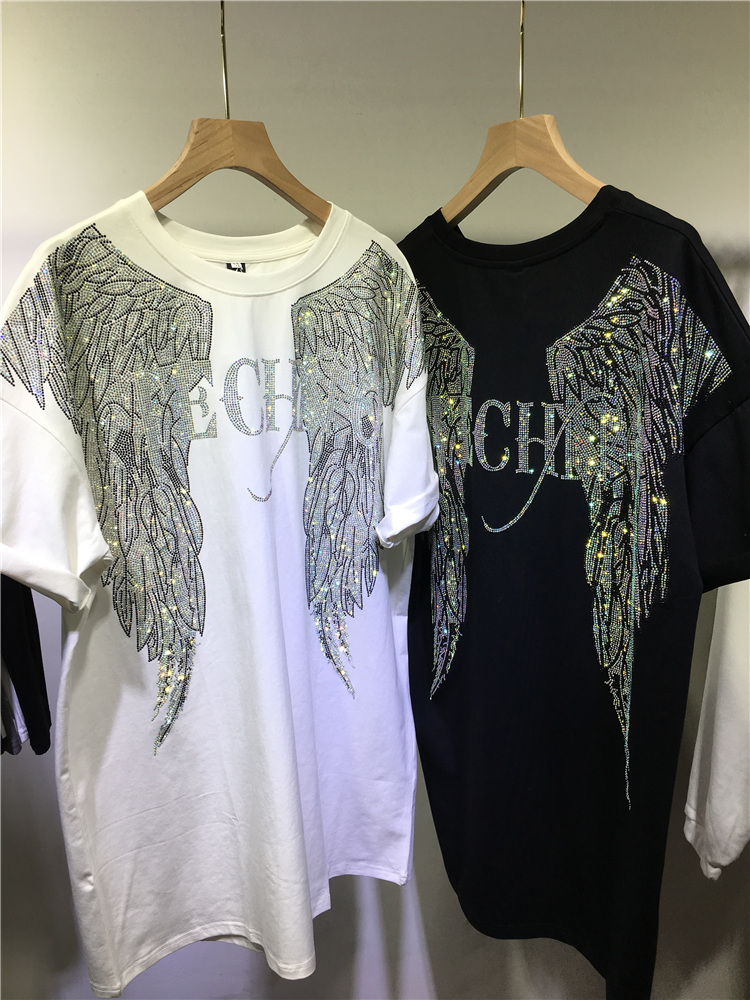 L-4XL Oversize Rhinestone Enge - Women Streetwear Brand recensie en prijs